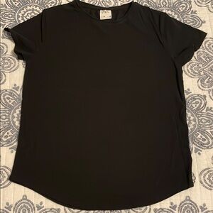 Zara Girl’s Black Short Sleeve Top NWOT